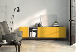 mueble amarillo